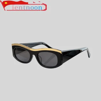 Дамски слънчеви очила ацетат черен дизайнер мода на открито парти шофиране модел талант класически реколта марка очила