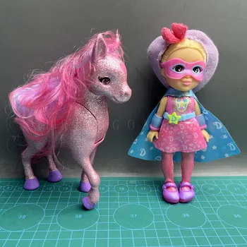 Оригинална любов Даяна принцеса кукла и нейният кон анимационни герои подвижно момиче детска играчка