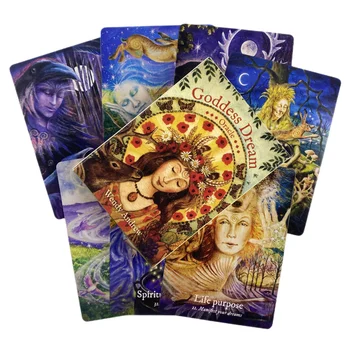 Goddess Dream Oracle Cards Tarot Divination Deck English Vision Edition Board Playing Game For Party