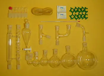  Lab Glassware Kit, органична химия, лабораторен комплект за стъклария 24/29 30pcs