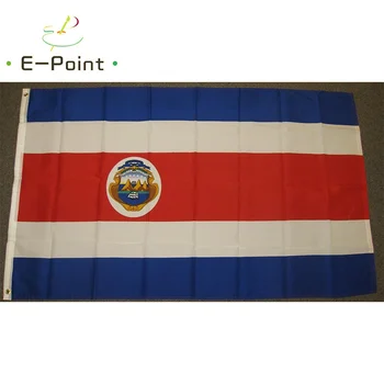 Коста Рика Флаг 2ft * 3ft (60 * 90cm) 3ft * 5ft (90 * 150cm) Размер Коледна украса за банер на домашното знаме