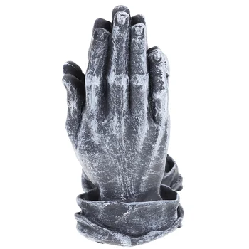Българско заглавие: Молитвени ръце Фигурка Статуя Ръка Пръст Жест Настолна ръка Поклонение Ръка Исус Църква Фигура Chinoiserie