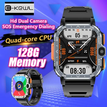 4G NET PGD WATCH Android Smart Watch Men HD Dual Camera Quad-core CPU SOS Аварийно набиране WIFI Безжичен бърз достъп до интернет