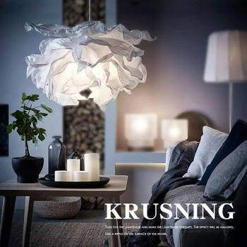 Персонализиран домашен магазин абажур творческа спалня, трапезария, хол, светла хартия, скандинавски декоративен полилей за облаци