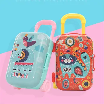 Моден куфар за пътуване Багаж за Барби Дрехи Аксесоари & 1/6 & 30cm Blyth, играчки за момичета, коледен подарък