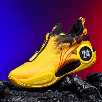 Fashion високо топ носят баскетболни обувки мъжки дамски баскетболни маратонки на открито удобни дишащи спортни баскетболни обувки