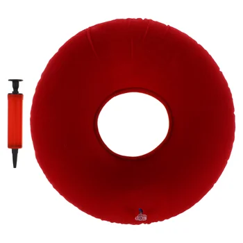 Надуваема възглавница за понички с въздушна помпа хемороидна възглавница пръстен