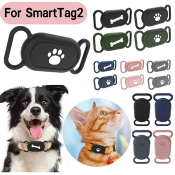 За Samsung Galaxy SmartTag2 локатор тракер случай куче котка тракер анти-изгубени капак мек силиконов защитен калъф за умни етикетчета
