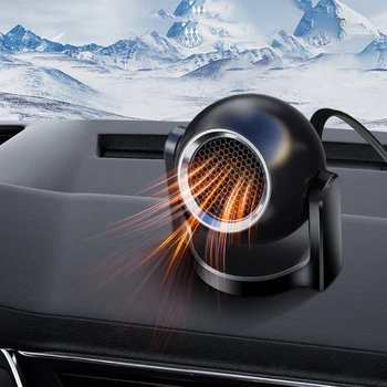 12V преносим автомобилен нагревател Авто автомобил предно стъкло нагревател охлаждане вентилатор Defogging Demister размразяване кола нагревател вентилатор за пътуване