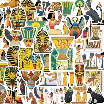 10/30/50PCS реколта древен Египет PVC стикер естетически детски декорация скрапбукинг канцеларски училищни пособия за деца