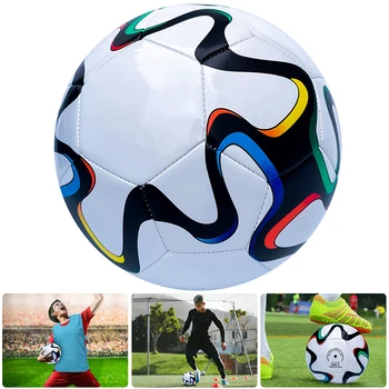 Размер 4/5 Професионална футболна топка износоустойчива машинно зашита футболна PU тренировка футболна топка за деца Тийнейджъри Възрастни