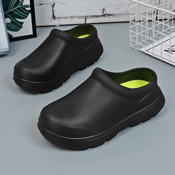 2023 Жените големи водни обувки медицинска сестра обувки готвач работни обувки градински обувки мода EVA плажни сандали кухненски обувки 35-45