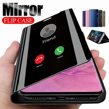 Honer Magic 4 Lite Case Smart Mirror Leather Flip Phone Cover For Honor Magic4 Lite Light 4Lite 6.81
