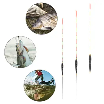 Дневен риболов Дълга опашка шамандура стачка риболов плувка индикатор дърво флуоресцентни плувки бобери