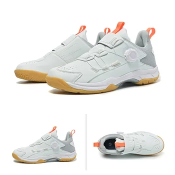 TaoBo голям размер 47 46 Професионални обувки за волейбол Мъжки обувки за бадминтон Бързо дантелено копче Обувки за тенис на маса за дишаща