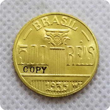 1935 Бразилия 500 Reis COPY COIN