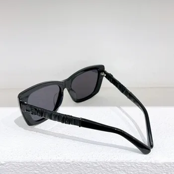 2024 Класически изключително големи квадратни слънчеви очила за жени Нови луксозни слънчеви очила за жени Градиентни ретро слънчеви очила UV400