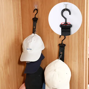 шапка багажник за съхранение с 8 клипове над вратата висящи притежателя спалня общежитие килер шапка закачалки плат каишка гардероб организатор