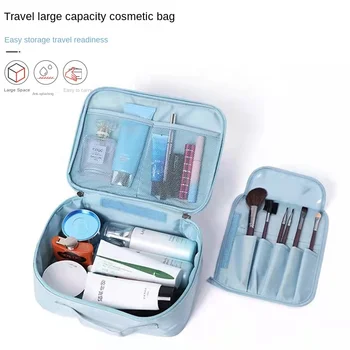 Измийте чантата Преносима козметична чанта Козметика с голям капацитет Бъги чанта Тоалетни принадлежности за пътуване Водоустойчива чанта за съхранение