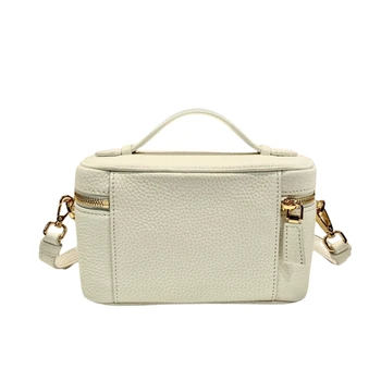 Луксозна мини кутия чанта Кожена чанта за прашка с кръстосано тяло Дамски дизайнерски чанти и чанта 2023 Марка чанта за рамо Lady Tote