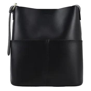 Дамски кожени кофи чанта Multi джоб PU Crossbody чанта универсален рамо голяма пазарска чанта Топ дръжка чанта открит пътуване чанта
